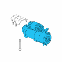 OEM 2012 Cadillac CTS Starter Diagram - 19180527