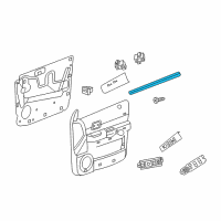 OEM Chrysler Aspen WEATHERSTRIP-Front Door Belt Inner Diagram - 55364230AE