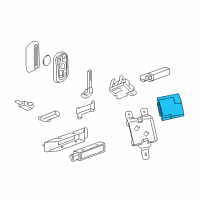 OEM Chevrolet Equinox Module Diagram - 13529583