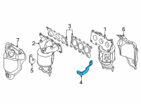 OEM Kia Carnival Stay-Exhaust MANIFOL Diagram - 285273N210