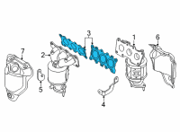 OEM Kia Carnival GASKET-EXHAUST MANIF Diagram - 285213N001