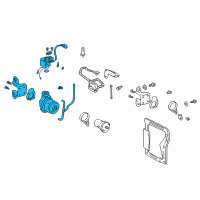 OEM Buick Rendezvous Compressor Asm, Auto Level Control Air Diagram - 12494779