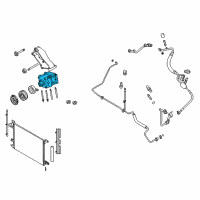 OEM 2010 Ford Mustang Compressor Diagram - AR3Z-19703-C