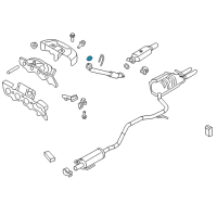 OEM Ford Focus Flex Tube Gasket Diagram - 3S4Z-9450-EA