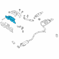 OEM Ford Escape Manifold Diagram - 9L8Z-9430-A