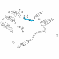 OEM 2010 Ford Fusion Front Pipe Diagram - AE5Z-5G203-C
