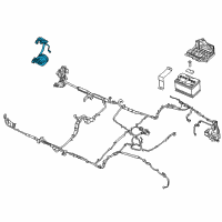 OEM 2012 Chevrolet Caprice Cable, Auxiliary Battery Positive Diagram - 92247571
