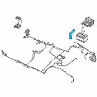 OEM Chevrolet Caprice Hold Down Strap Diagram - 92258821