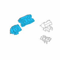 OEM 2010 GMC Canyon Front Mount Diagram - 15931529