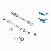 OEM Toyota RAV4 Boot Kit Diagram - 04427-08230