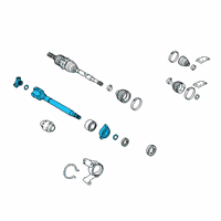 OEM 2022 Toyota Camry Inner Joint Diagram - 43404-06050