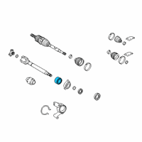 OEM 2017 Toyota RAV4 Bearing Diagram - 90363-A0007