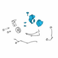 OEM 2011 Chevrolet Camaro Power Steering Pump Diagram - 19420202