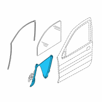 OEM 2018 BMW X6 Front Left Window Regulator Diagram - 51-33-7-292-903