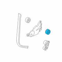 OEM 2017 Infiniti QX70 Pulley Assy-Idler Diagram - 11925-JK20D