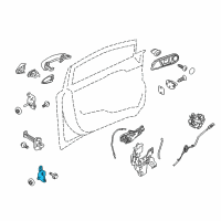OEM 2016 Ford Fiesta Lower Hinge Diagram - AE8Z-5822810-A