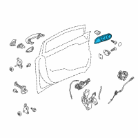 OEM 2016 Ford Fiesta Handle, Inside Diagram - AE8Z-5422600-FA
