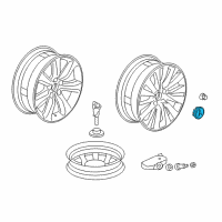 OEM 2018 Acura RLX Cap Assembly, Wheel Center Diagram - 44732-TY3-A11