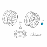 OEM Acura Cap Assembly, Wheel Center Diagram - 44732-TY2-A31