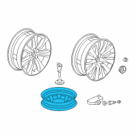 OEM 2014 Acura TL Disk, Wheel (17X4T) (Topy) Diagram - 42700-TK4-A51