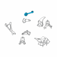 OEM 1993 Toyota Camry Center Mount Diagram - 12363-03080