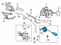 OEM 2020 Toyota Mirai Booster Diagram - 47070-62060
