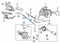 OEM 2018 Toyota Mirai Tube Diagram - 44551-62010