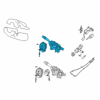 OEM 2004 Kia Amanti Switch Assembly-Multifunction Diagram - 934003F700