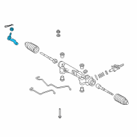 OEM Toyota Tundra Outer Tie Rod Diagram - 45046-09560