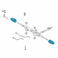 OEM Toyota Sequoia Boot Diagram - 45535-0C030