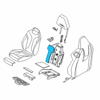 OEM BMW M8 SUPPORT, CLIMATE SEAT BACKRE Diagram - 52-10-8-072-076