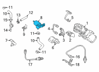 OEM Kia K5 Purge Control Valve Diagram - 289102M420