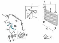 OEM 2022 Ford E-350 Super Duty Discharge Line Diagram - LC2Z-19972-B