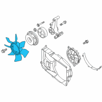 OEM 2020 Nissan NV3500 Fan-Cooling Diagram - 21060-EA200