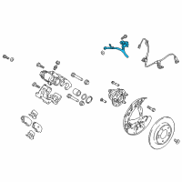 OEM 2018 Hyundai Elantra GT Hose-Brake Rear, LH Diagram - 58737-G3400