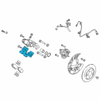OEM Hyundai Elantra GT Carrier Machining Diagram - 58212-G3500