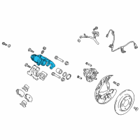 OEM 2018 Hyundai Elantra GT Cylinder Machining, LH Diagram - 58211-G3500