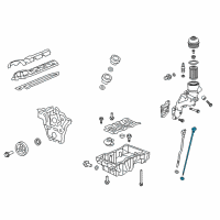 OEM 2015 Cadillac ATS Dipstick Diagram - 12609018