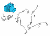 OEM Hyundai Santa Cruz HYDRAULIC UNIT ASSY Diagram - 58910-K5200