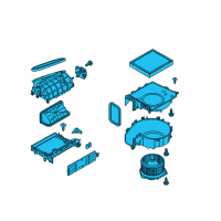 OEM 2019 Infiniti Q60 Blower Assy-Front Diagram - 27200-4GF1B