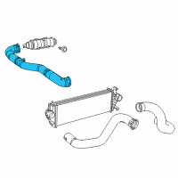 OEM 2015 Jeep Grand Cherokee Hose-Charge Air Cooler Diagram - 52014481AG
