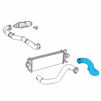 OEM 2014 Jeep Grand Cherokee Hose-Charge Air Cooler Diagram - 55038006AE