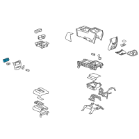 OEM Chevrolet Tahoe Heater & AC Control Diagram - 15886277