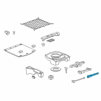 OEM 2012 Chevrolet Captiva Sport Handle Asm-Jack/Wheel Wrench Diagram - 25892317