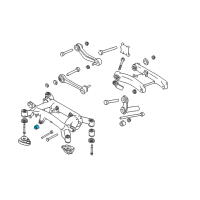OEM 1998 BMW 528i Rubber Mounting Front Diagram - 33-17-1-090-389