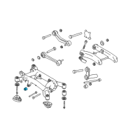 OEM 1997 BMW 750iL Rubber Mounting Front Diagram - 33-17-1-090-389