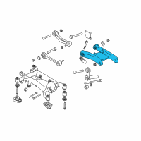 OEM 1997 BMW 528i Left Swing Part Diagram - 33-32-6-755-471