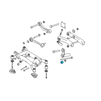 OEM 2002 BMW M5 Rubber Mounting Rear Diagram - 33-17-1-093-008