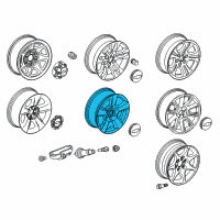 OEM 2017 Chevrolet Tahoe Wheel Diagram - 20937764