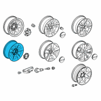 OEM Chevrolet Tahoe Wheel Diagram - 20937762